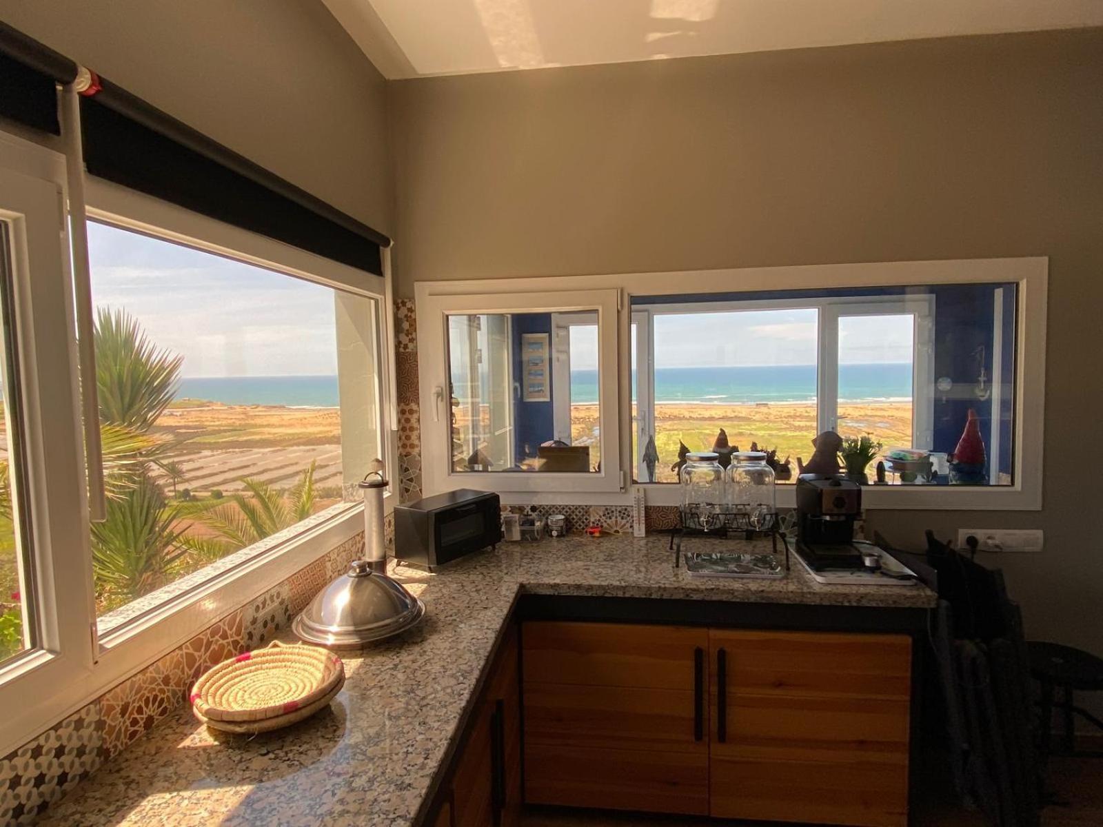 2 Bungalows Avec Vue Sur Mer Et Piscine Partagee Oualidia Exteriör bild
